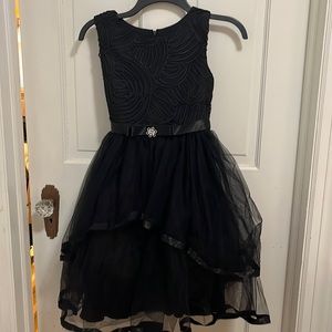 Girls black dress